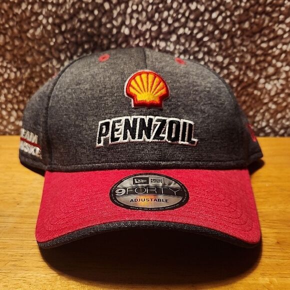 New Era 9Forty Nascar Joey Logano Pennzoil Velcroback Hat - New - Picture 1 of 9